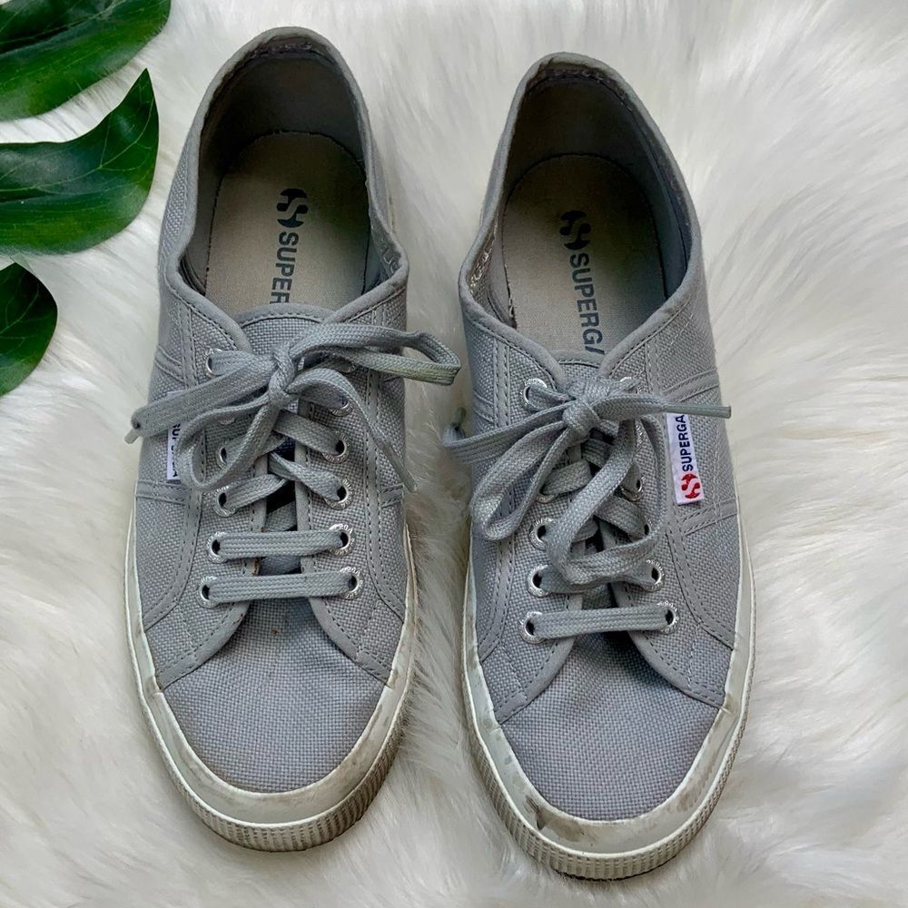 Superga 2750 Cortu Classic Sneakers 41 Gray - Picture 2 of 9